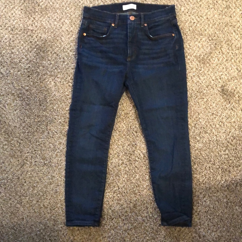 The Loft Modern Skinny Crop Jeans (Petite)